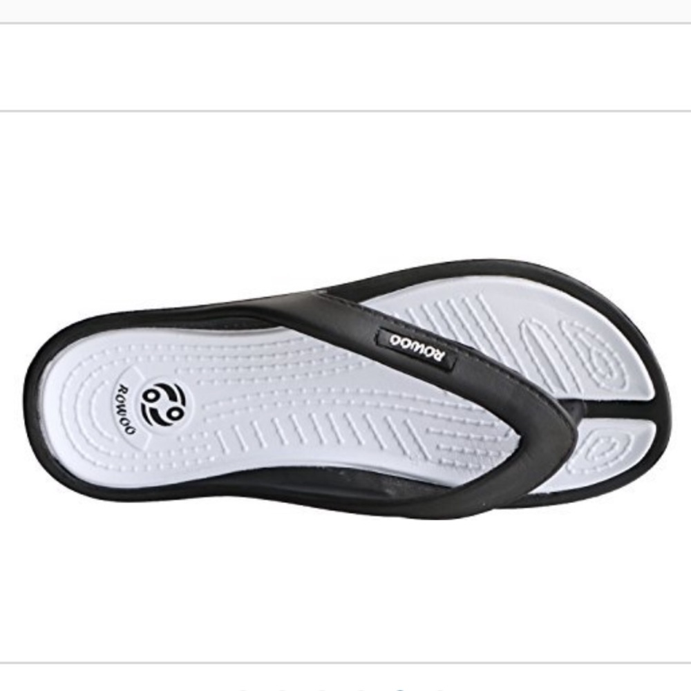 ROWOO Women EVA Toe Post Lightweight flip flops 37